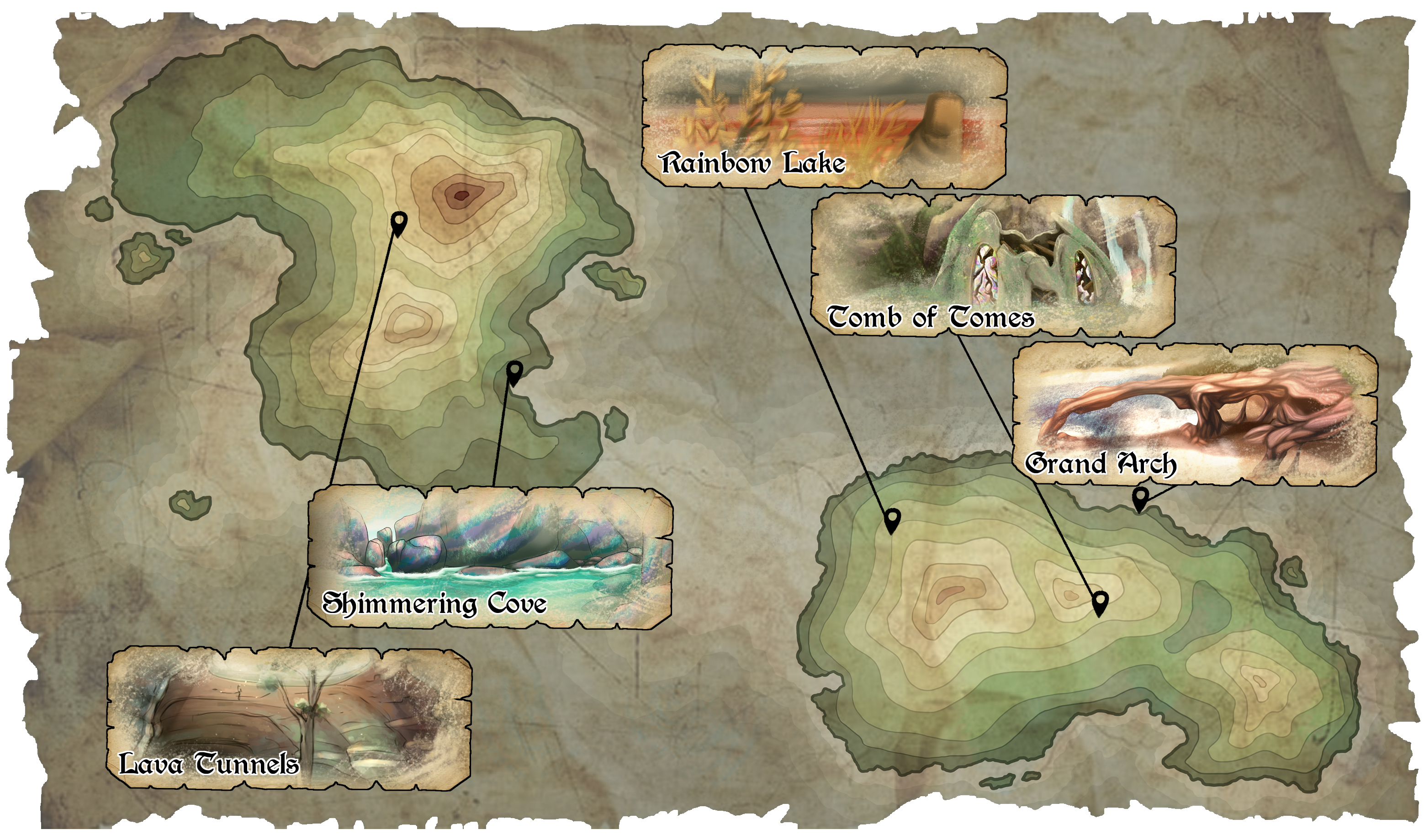 War of Thorns Chapter 1 Map